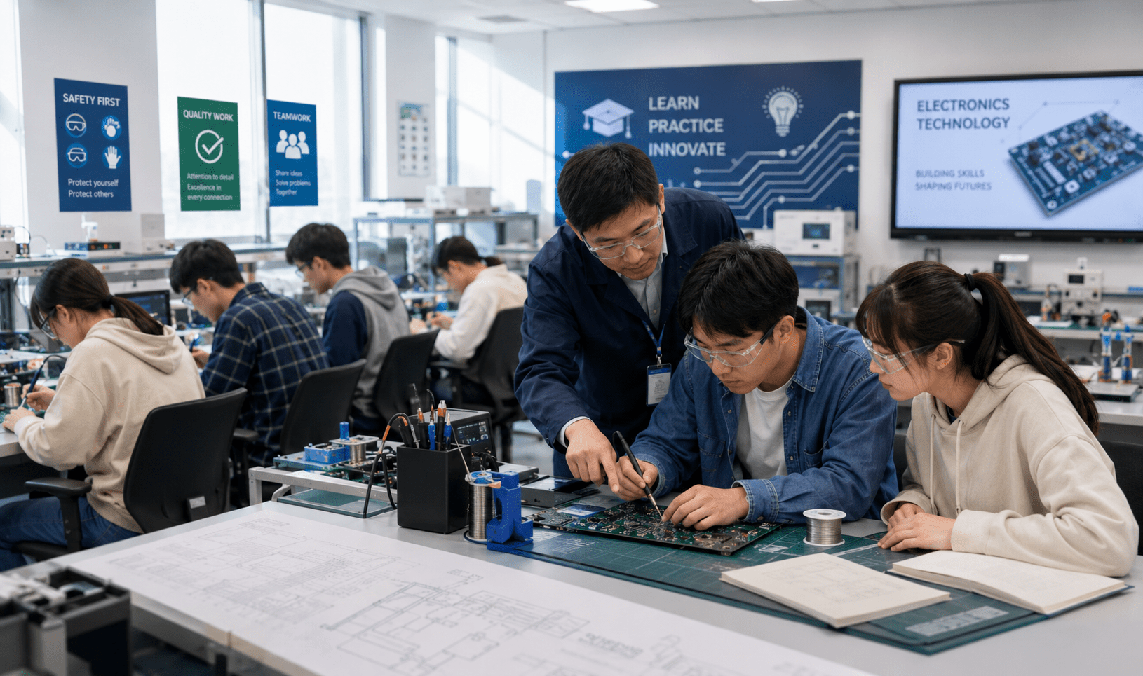 Comparative Overview of Intelligent Soldering Stations for Technical Education